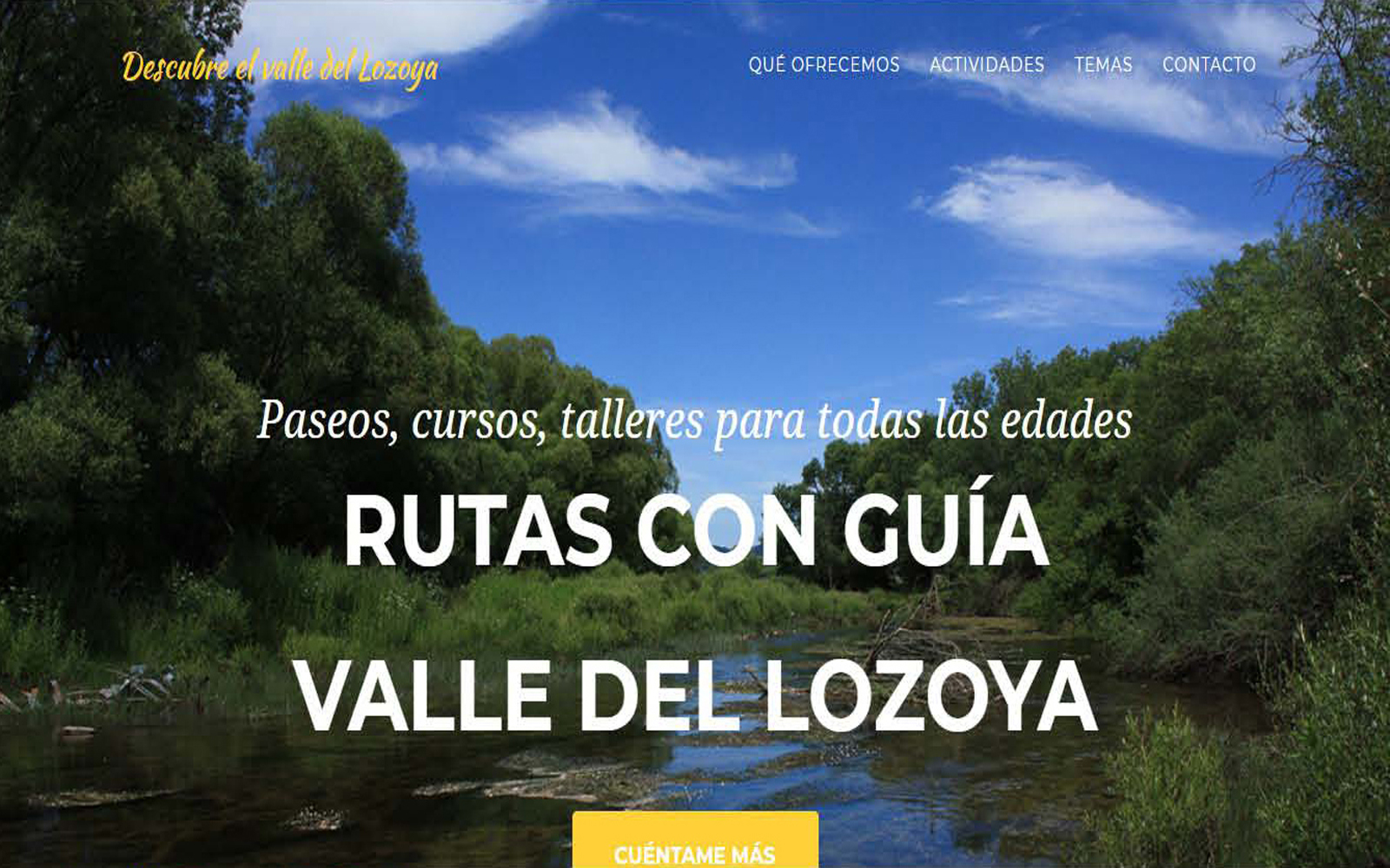 Organización de eventos culturales y rutas con guía por la sierra de Madrid